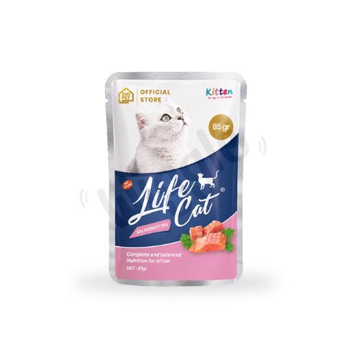 Life Cat Pouch Kitten Salmon 85gr